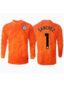 Chelsea Robert Sanchez #1 Målvakt Replika Hemmakläder 2024-25 Långärmad